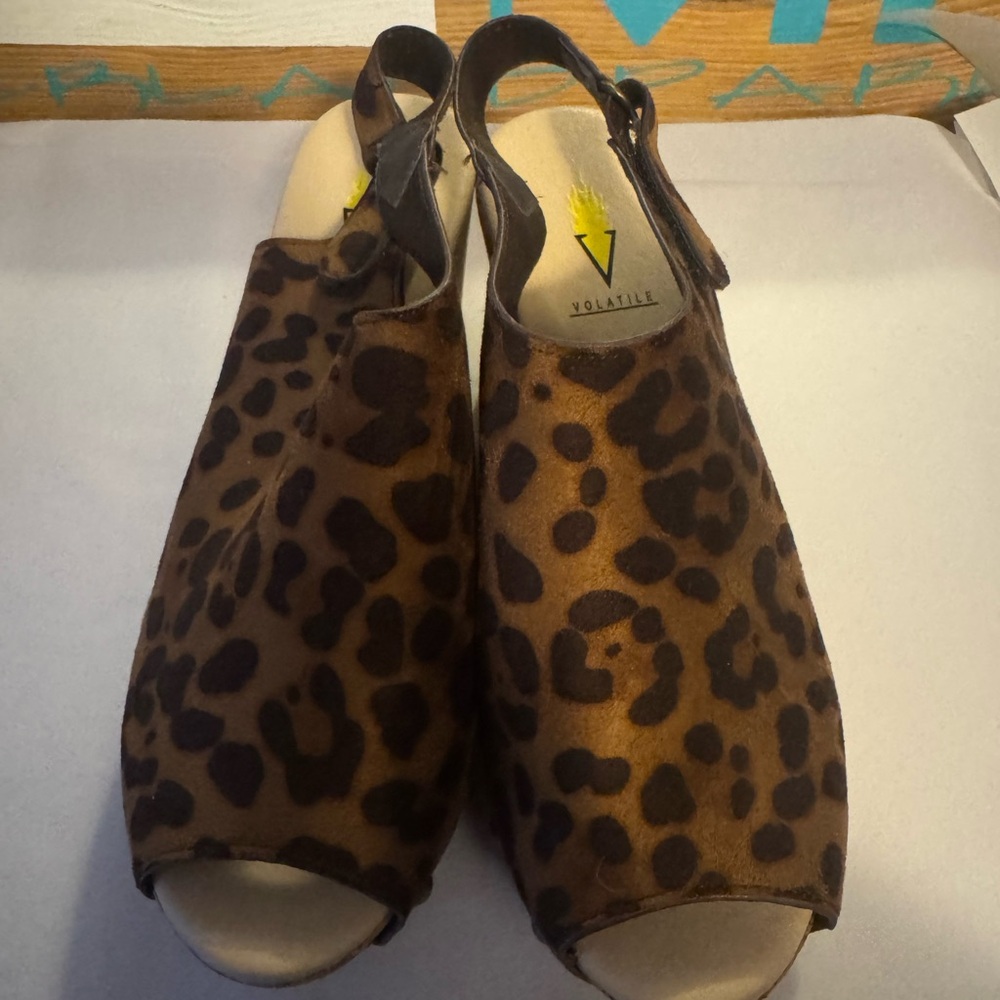 Volatile Brown Mules & Clogs with Suede Finish